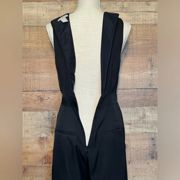 🌻 H&M Black Sleeveless Wide Leg Tie Waist Romper Jumpsuit* size Small - Picture 6 of 10